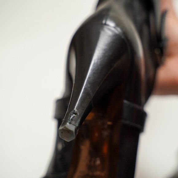 Miu Miu Knee High Kitten Heel Boots - Picture 10 of 15